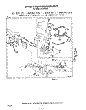 694670 BURNER Diagram and Parts List for LG5701XSW0  Whirlpool Dryer