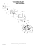 CONVECTION PARTS Diagram and Parts List for GH7208XRY4  Whirlpool Microwave