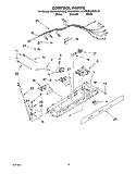 CONTROL, LIT/OPTIONAL Diagram and Parts List for KSUP22QDBL02  KitchenAid Refrigerator