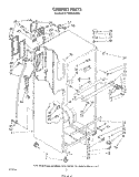 CABINET Diagram and Parts List for ET18NKXSW05  Whirlpool Refrigerator