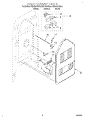 REAR CHASSIS, LIT/OPTIONAL Diagram and Parts List for KERC507EAL4  KitchenAid Range