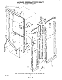 BREAKER AND PARTITION Diagram and Parts List for EHD191ZKWR0  Whirlpool Refrigerator