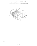 OVEN DOOR Diagram and Parts List for F9157W0  Roper Range
