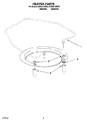 HEATER PARTS Diagram and Parts List for KUDS01VMMT6  KitchenAid Dishwasher