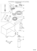 OPTIONAL Diagram and Parts List for R141G0  Whirlpool Air Conditioner