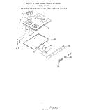 MAIN TOP Diagram and Parts List for F4508W0  Roper Range
