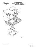 COOKTOP Diagram and Parts List for SC8536EXQ0  Whirlpool Cooktop