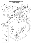 Part Location Diagram of 8529861 Whirlpool HARNS-WIRE