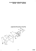 CONVECTION FAN Diagram and Parts List for KEBS208AWH0  KitchenAid Wall Oven