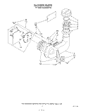 BLOWER Diagram and Parts List for 4KUDA220TW2  KitchenAid Dishwasher