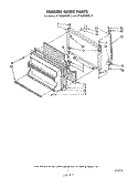 FREEZER DOOR Diagram and Parts List for ET18JMXRWR2  Whirlpool Refrigerator