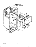 LINER Diagram and Parts List for ET18DKXXN00  Whirlpool Refrigerator