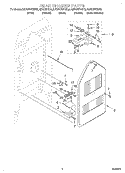 REAR CHASSIS Diagram and Parts List for KERC507HAL2  KitchenAid Range