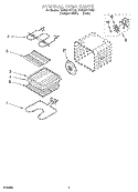 INTERNAL OVEN PARTS Diagram and Parts List for YGBS277PDB5  Whirlpool Wall Oven