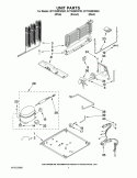 UNIT PARTS Diagram and Parts List for W1TXNMFWB02  Whirlpool Refrigerator