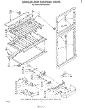 BREAKER AND PARTITION Diagram and Parts List for ET22ZKXMWR1  Whirlpool Refrigerator