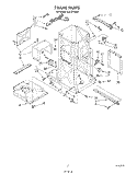 FRAME Diagram and Parts List for KUCC150S2  KitchenAid Trash Compactor
