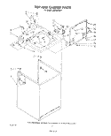 TOP AND CABINET , LITERATURE AND OPTIONAL Diagram and Parts List for LA5530XSW1  Whirlpool Washer