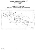 8557890 BURNER ASSEMBLY, OPTIONAL PARTS (NOT INCLUDED) Diagram and Parts List for WGD6200SW1  Whirlpool Dryer