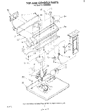 SECTION Diagram and Parts List for LE7000XMW2  Whirlpool Dryer