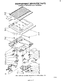 COMPARTMENT SEPARATOR Diagram and Parts List for ET16EPXPWR0  Whirlpool Refrigerator