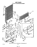 UNIT Diagram and Parts List for ET16JMYSN00  Whirlpool Refrigerator