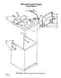 TOP AND CABINET, LIT/OPTIONAL Diagram and Parts List for LA9320XTW1  Whirlpool Washer