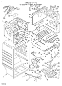 Part Location Diagram of 2190603 Whirlpool HARNS-WIRE