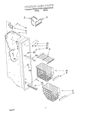 FREEZER LINER Diagram and Parts List for 6ED22DQXFW01  Whirlpool Refrigerator
