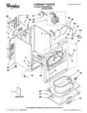 Part Location Diagram of W10462985 Whirlpool USE & CARE GUIDE