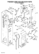 Part Location Diagram of 2306045 Whirlpool DUCT-AIR