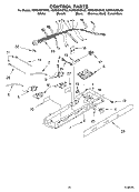 CONTROL PARTS Diagram and Parts List for KSRS25IKBT03  KitchenAid Refrigerator
