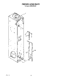 FREEZER LINER Diagram and Parts List for KSSS42DWX00  KitchenAid Refrigerator