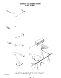 WIRING HARNESS Diagram and Parts List for DU7500XR2  Whirlpool Dishwasher