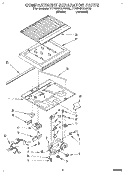 COMPARTMENT SEPARATOR Diagram and Parts List for TT18HKXAN00  Whirlpool Refrigerator