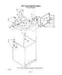 TOP AND CABINET , LITERATURE AND OPTIONAL Diagram and Parts List for LA7800XSW1  Whirlpool Washer