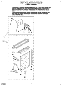 INSTALLATION Diagram and Parts List for ACM052XE0  Whirlpool Air Conditioner