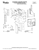 CONTROL BOARD PARTS Diagram and Parts List for GH7208XRY4  Whirlpool Microwave
