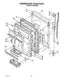 REFRIGERATOR DOOR Diagram and Parts List for KTRI18KWWH11  Whirlpool Refrigerator
