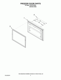 FREEZER DOOR PARTS Diagram and Parts List for IX5HHEXWS04  Whirlpool Refrigerator