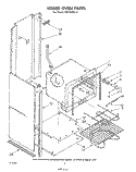 LOWER OVEN, LITERATURE AND OPTIONAL Diagram and Parts List for RB170PXL3  Whirlpool Wall Oven