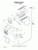 ICEMAKER PARTS Diagram and Parts List for TS25CFXTQ02  Estate Refrigerator