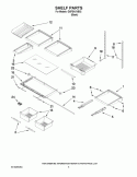 SHELF PARTS Diagram and Parts List for GI5FSAXVB02  Whirlpool Refrigerator