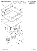 COOKTOP Diagram and Parts List for KERC507EAL2  KitchenAid Range