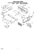 AIR FLOW PARTS Diagram and Parts List for TMH14XMQ3  Estate Microwave