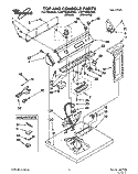 Part Location Diagram of 3397236 Whirlpool PANEL-CNTL