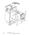 LINER Diagram and Parts List for ET18HKXXN00  Whirlpool Refrigerator