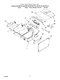 TOP VENTING, OPTIONAL Diagram and Parts List for GMC305PDQ3  Whirlpool Microwave Oven Combo