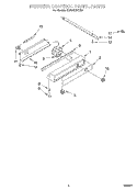 FREEZER CONTROL PANEL Diagram and Parts List for KSSS42MHX00  KitchenAid Refrigerator