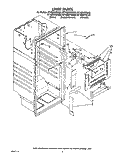 LINER Diagram and Parts List for RT18DKYWW03  Roper Refrigerator